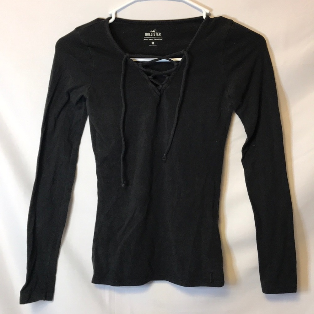 3/$25 ! Black hollister strappy front long sleep